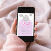 Elegante Retro Disco Groove Vrijgezellenfeest foto Kaart