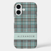Elegante retro geruit Case-Mate iPhone case (Achterkant)