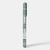 Elegante retro geruit Case-Mate iPhone case (Achterkant / Rechts)