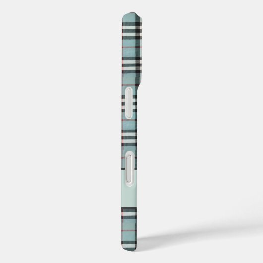 Elegante retro geruit Case-Mate iPhone case (Achterkant / Rechts)