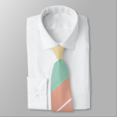 Elegante Retro Gestreepte Gepersonaliseerde Stropdas (Gebonden)