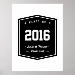 Elegante Retro Klas Poster