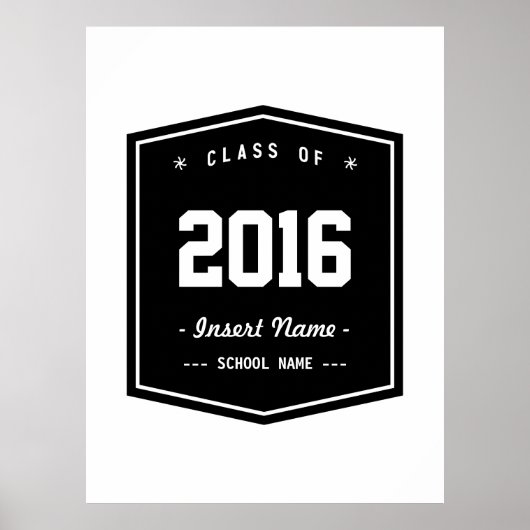 Elegante Retro Klas Poster (Voorkant)