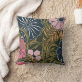 Elegante retro kleurrijke lentebloemen #11 kussen (Deken)