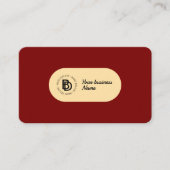  elegante retro – modern visitekaartje (Voorkant)