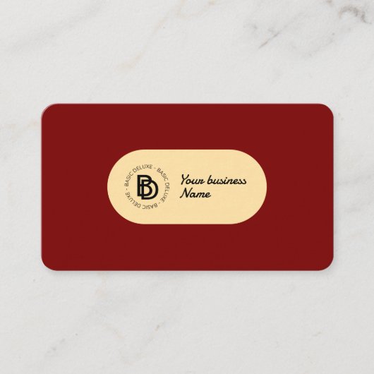  elegante retro – modern visitekaartje (Voorkant)