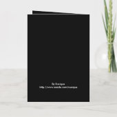 Elegante Retro Roze Bloem Werveltje Huwelijksuitno (Achterkant)