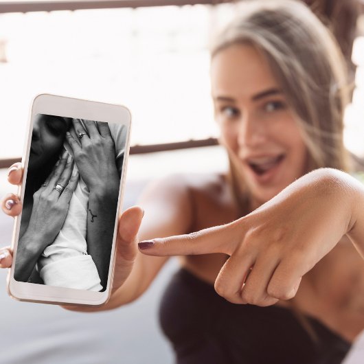 Elegante retro sinaasappel bruiloft kaart