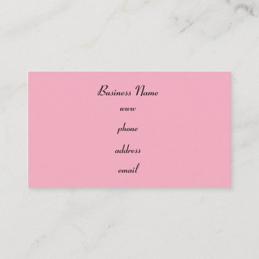 Elegante Retro Visitekaartjes (Achterkant)