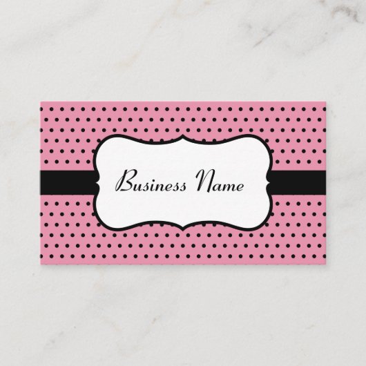 Elegante Retro Visitekaartjes (Voorkant)