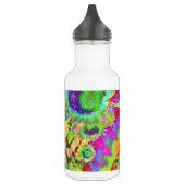 Elegante retro waterverf zonnebloemvelden waterfles (Links)