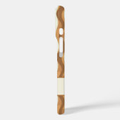 Elegante retro wavy verticale strepen Case-Mate iPhone case (Achterkant / Links)