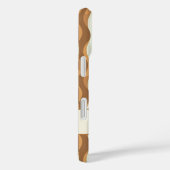 Elegante retro wavy verticale strepen Case-Mate iPhone case (Achterkant / Rechts)