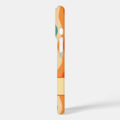 Elegante retro wavy verticale strepen Case-Mate iPhone case (Achterkant / Links)