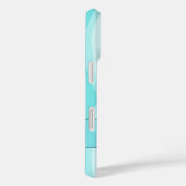 Elegante retro wavy verticale strepen Case-Mate iPhone case (Achterkant / Rechts)