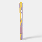 Elegante retro wavy verticale strepen Case-Mate iPhone case (Achterkant / Links)