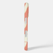 Elegante retro wavy verticale strepen Case-Mate iPhone case (Achterkant / Rechts)