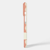 Elegante retro wavy verticale strepen Case-Mate iPhone case (Achterkant / Links)