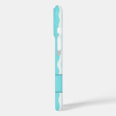 Elegante retro wavy verticale strepen Case-Mate iPhone case (Achterkant / Links)