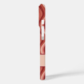 Elegante retro wavy verticale strepen Case-Mate iPhone case (Achterkant / Links)