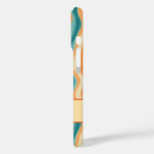 Elegante retro wavy verticale strepen Case-Mate iPhone case (Achterkant / Links)