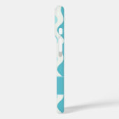 Elegante retro wavy verticale strepen Case-Mate iPhone case (Achterkant / Links)