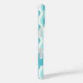 Elegante retro wavy verticale strepen Case-Mate iPhone case (Achterkant / Rechts)