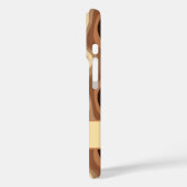 Elegante retro wavy verticale strepen Case-Mate iPhone case (Achterkant / Links)