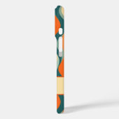 Elegante retro wavy verticale strepen Case-Mate iPhone case (Achterkant / Links)