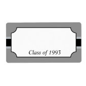 Elegante Reunion Naam Tag Labels (Voorkant)