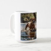 Elegante Rhodesian Ridgeback Coffee Mok (Voorkant links)