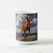 Elegante Rhodesian Ridgeback Coffee Mok (Center)