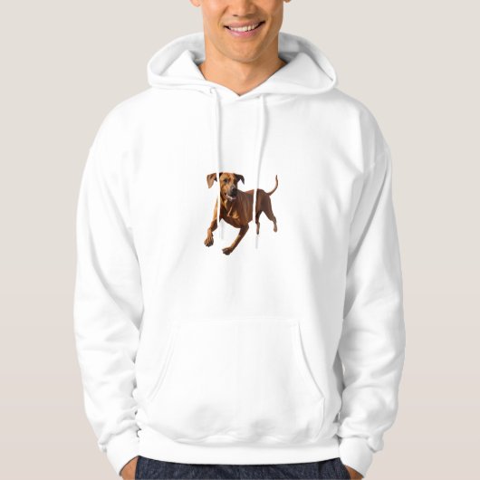 Elegante Rhodesian Ridgeback Hoodie (Voorkant)