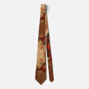 Elegante rijke koperen patina metalen goud stropdas