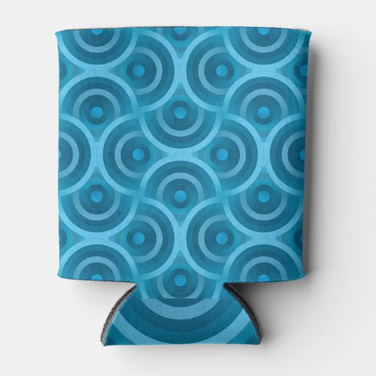 Elegante rimpelgolf, blauw. blikjeskoeler (Voorkant)
