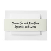 Elegante Ring van Bloemen Water Kleur Uitnodigingen Wikkel (Voorkant Voorbeeld)