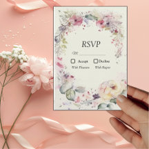 Elegante Ring van Bloemen Waterverf