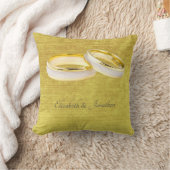 Elegante ringen Eenvoudige bruiloft Kussen (Deken)