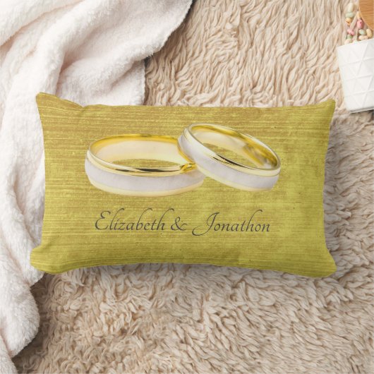 Elegante ringen Eenvoudige bruiloft Kussen (Deken)