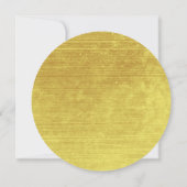 Elegante Ringen Eenvoudige Uitnodiging van de Trou (Achterkant)