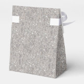 Elegante Robijnrode & Fonkelende Zilveren Ringen T Bedankdoosjes (Achterkant)