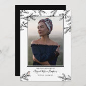 Elegante Robin Bird begrafenis Dank u rouw Bedankkaart (Voorkant / Achterkant)