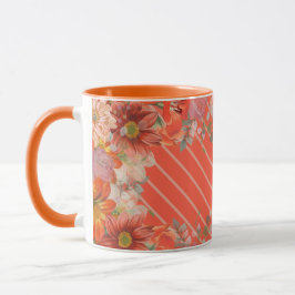 Elegante robuuste bloem mok