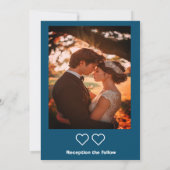 Elegante robuuste bloemen Platte bedankkaart (Achterkant)