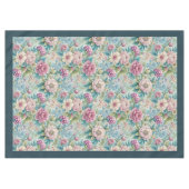 Elegante rococo bloemen  botanische patronen tafelkleed (Voorkant (Horizontaal))