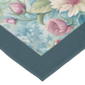 Elegante rococo bloemen  botanische patronen tafelkleed (Gekanteld)