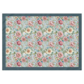 Elegante rococo bloemen  botanische patronen tafelkleed (Voorkant (Horizontaal))