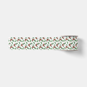 Elegante rode bessen kerst satijnen lint