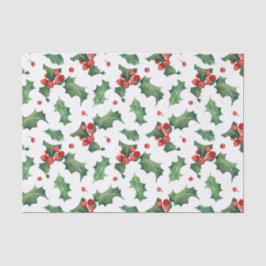 Elegante rode bessen kerst tissuepapier