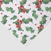 Elegante rode bessen kerst tissuepapier (Detail)